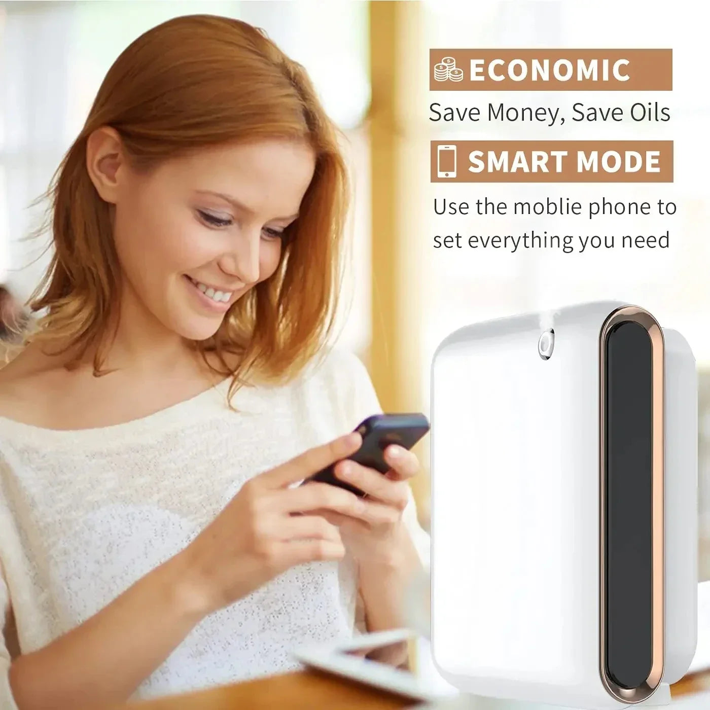 Luxe Waterloze Essentiële Olie Diffuser