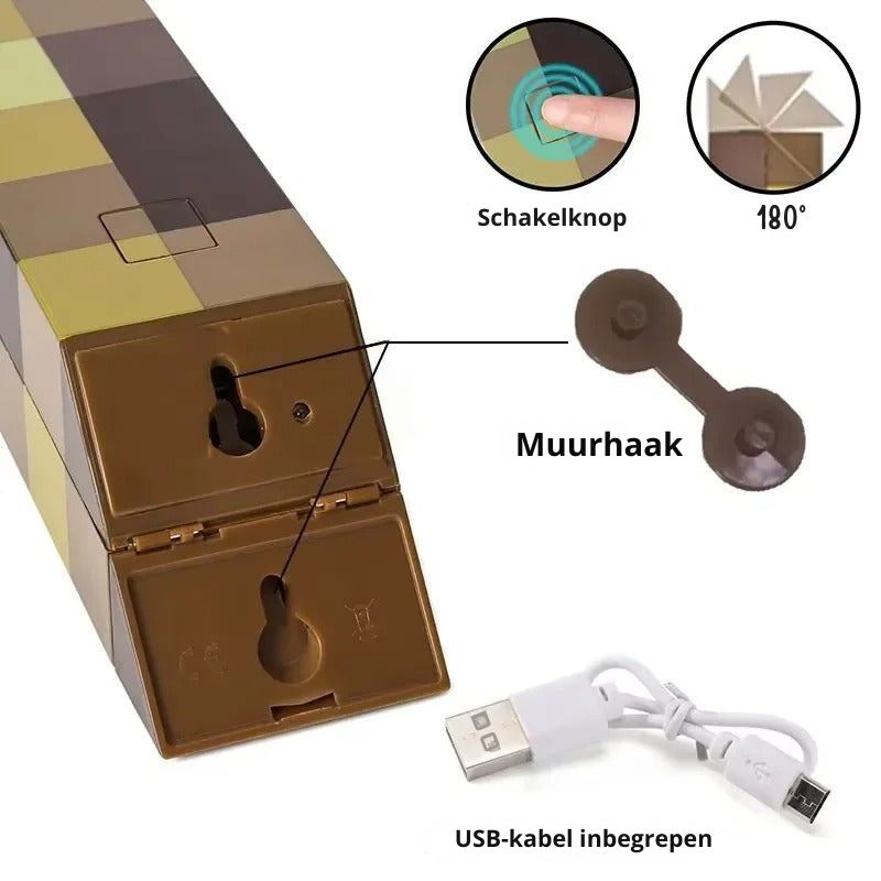 Mine-craft Fakkel - Breng Mine-craft tot leven!